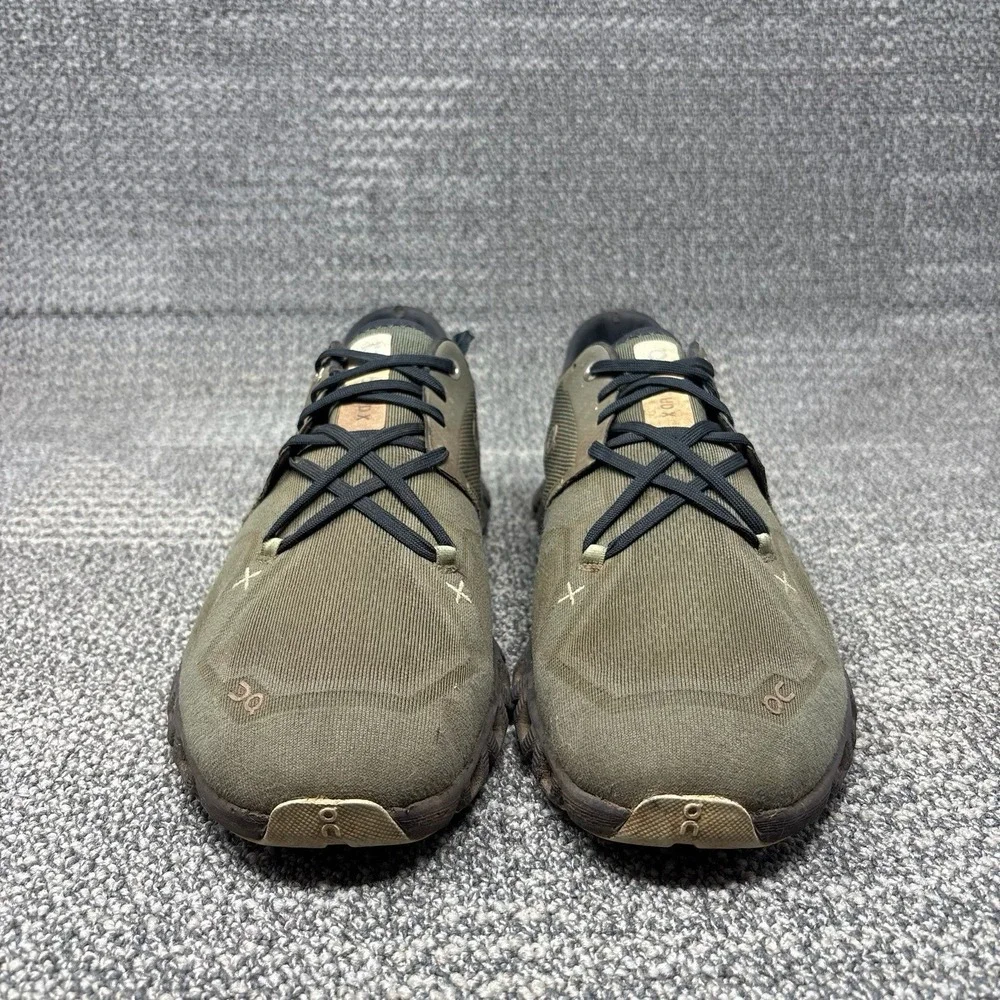 On Cloud X 3 Men's 10.5 Olive Reseda Green Running Training Shoes 60.98704
